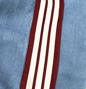 denim rojo