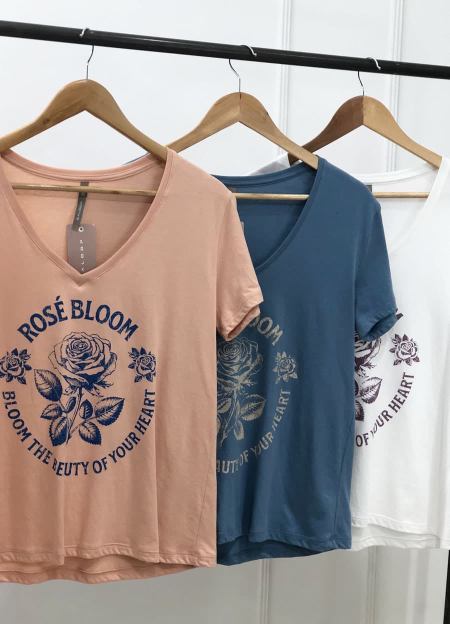 Remera ROSE BLOOM 