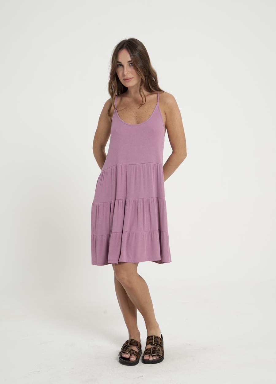 Vestido corto morley fino con recortes