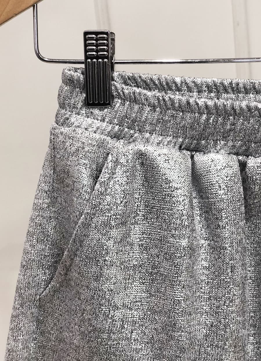 Short rustico metalizado al corte