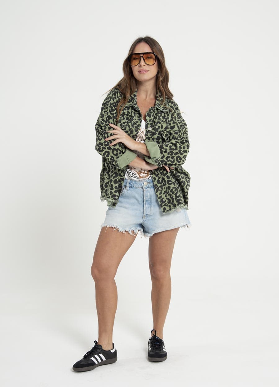Chaqueta animal print
