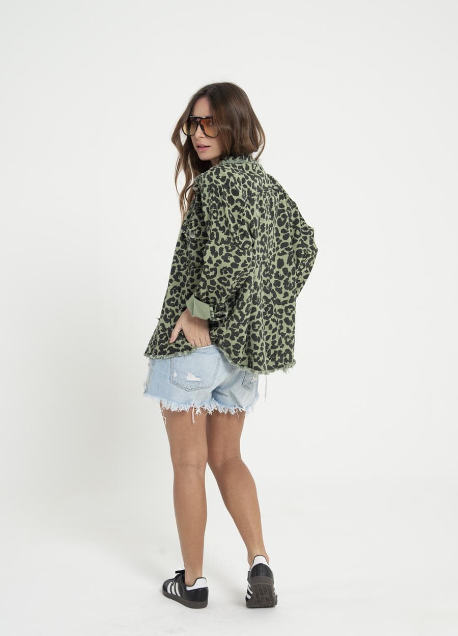 Chaqueta animal print