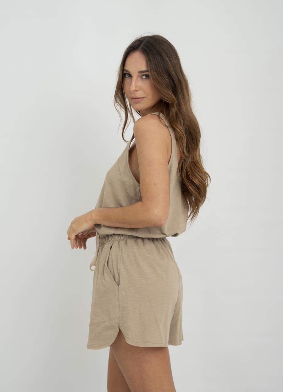 Short jersey flame con tajito