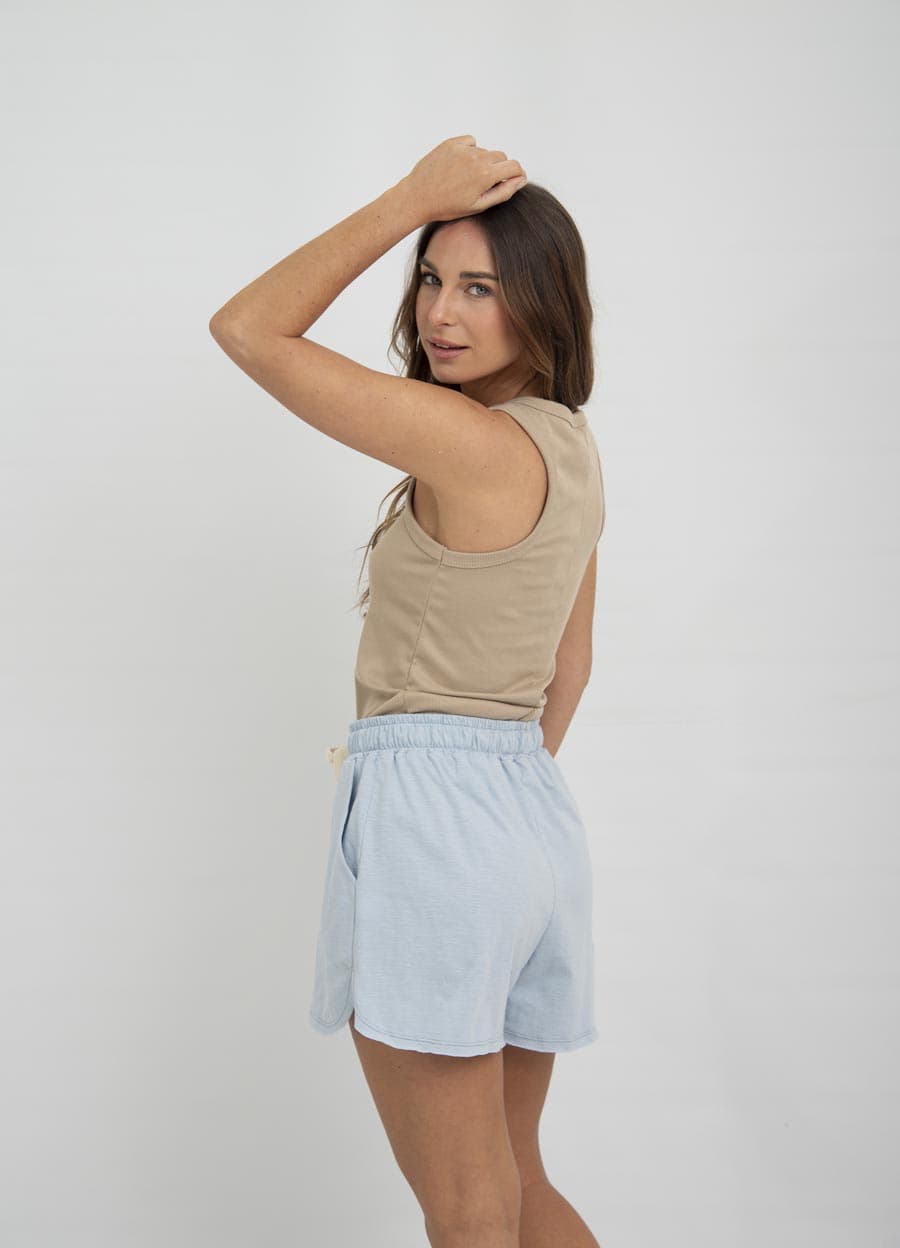Short jersey flame con tajito