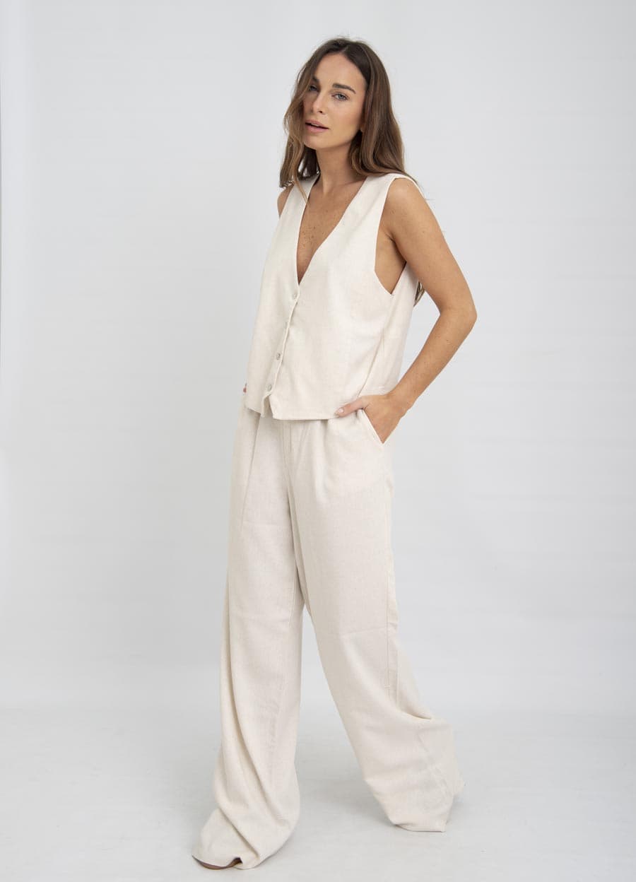 Pantalon lino