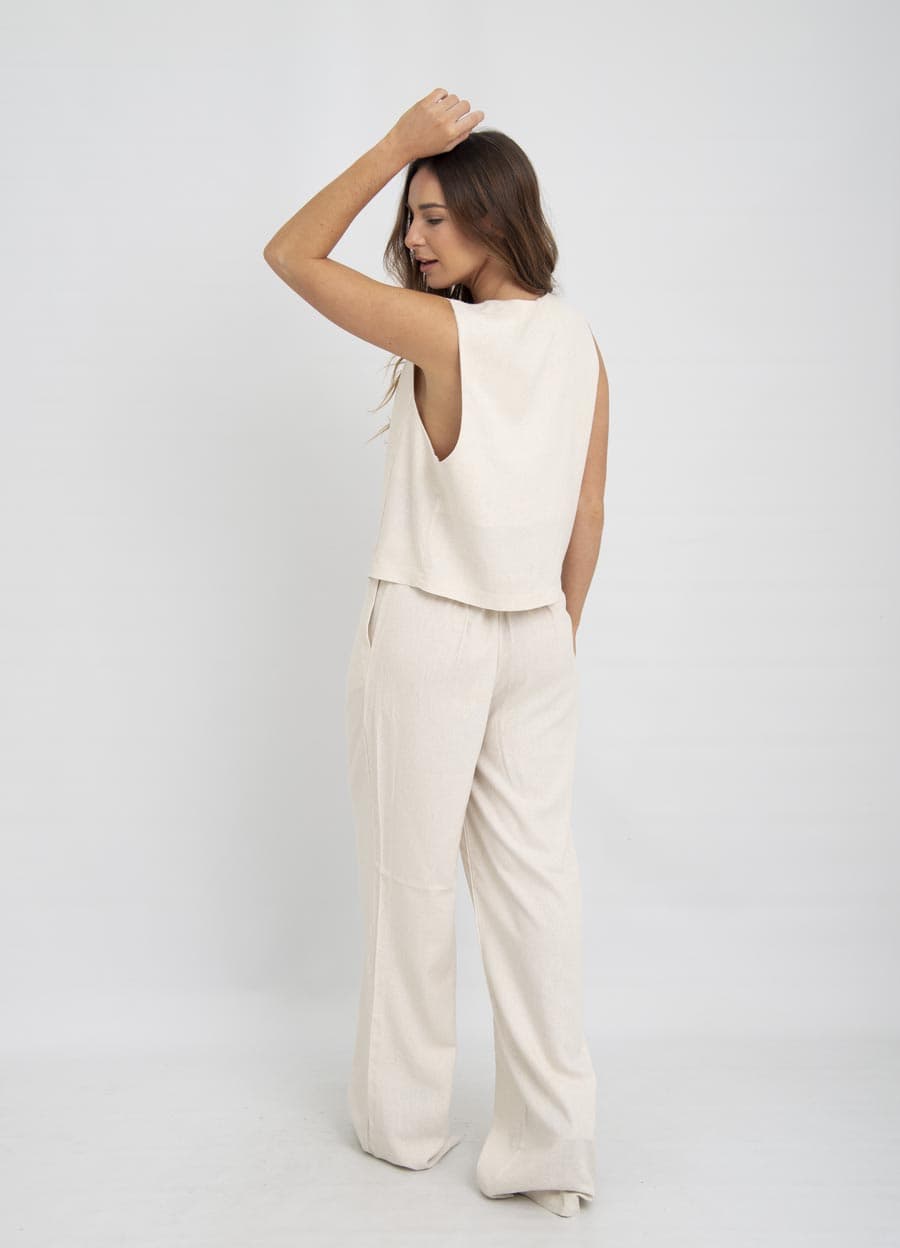 Pantalon lino