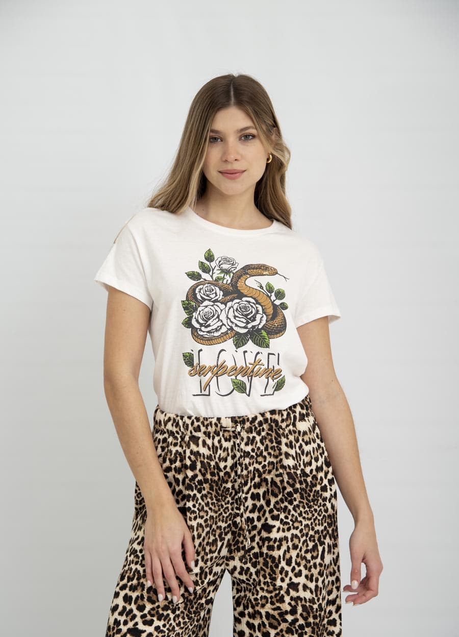 Remera LOVE SERPIENTE