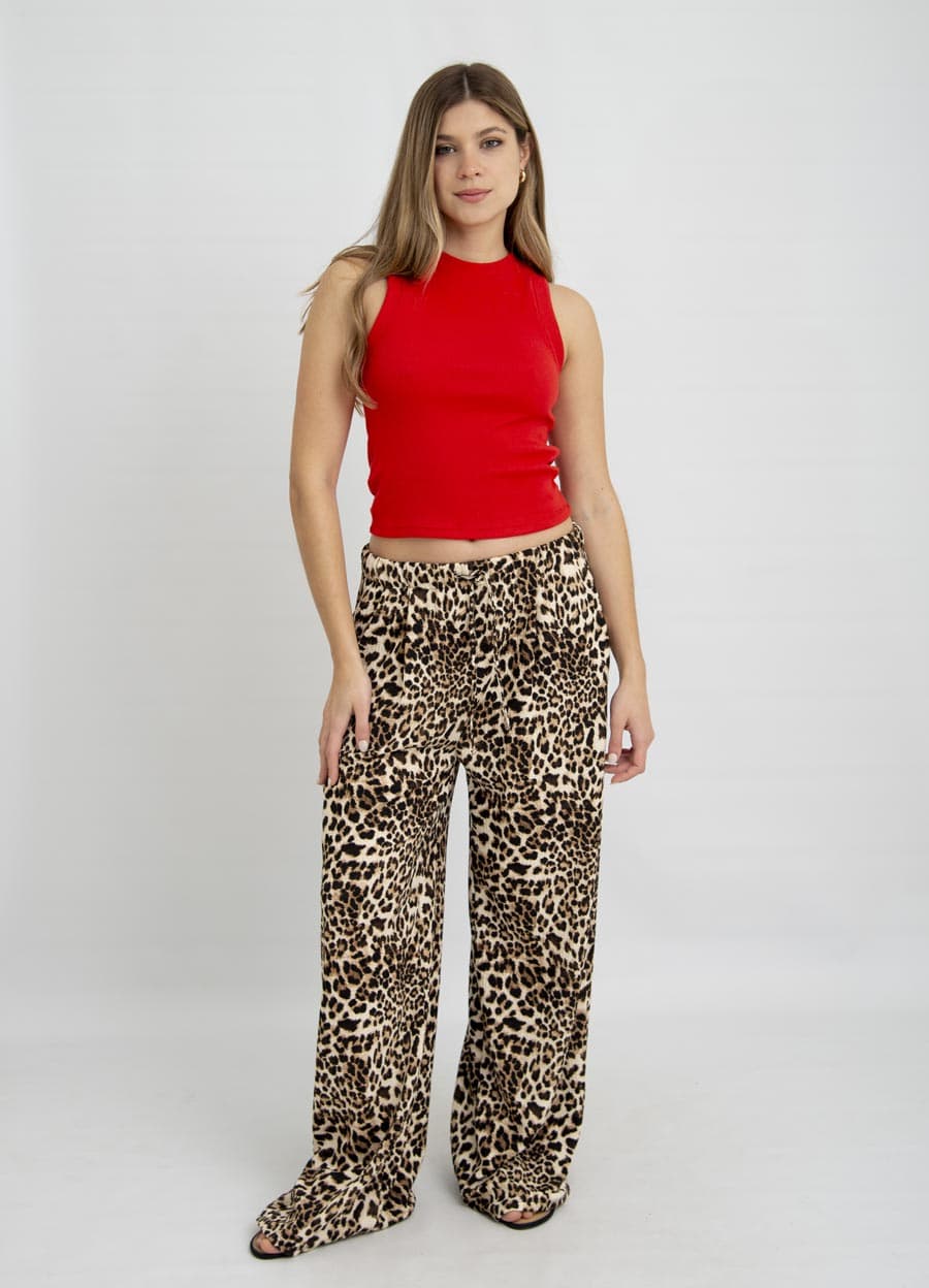 Maxi palazzo print