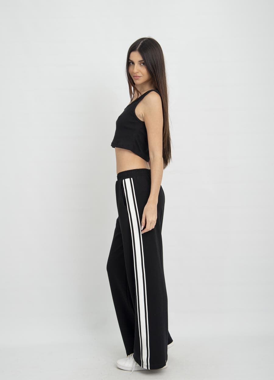 Pantalon deportivo con tira lateral
